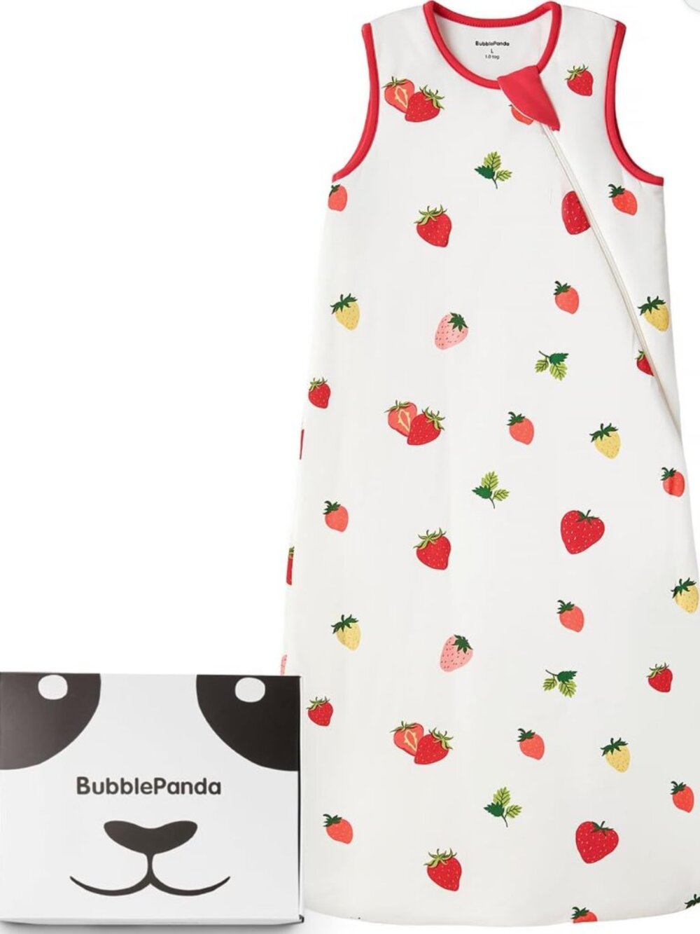 BubblePanda Bamboo Strawberry Sleep Sack 1.0 TOG 6–12M
